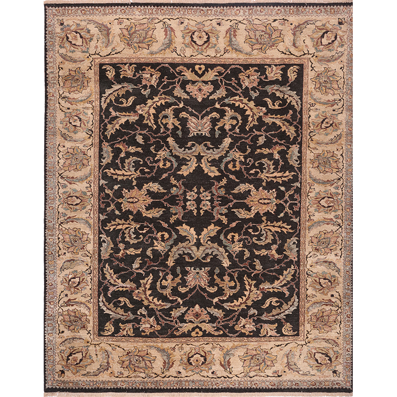 D105362 Traditional Handwoven Indian Agra Rug 8.0 x 10.2 NEW AND