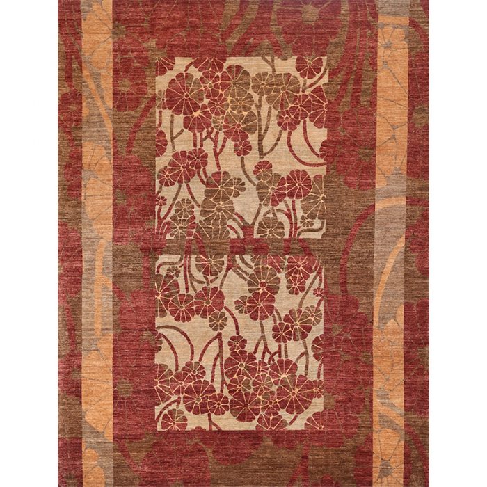 108396 Handwoven Japanese Style Area Rug 9.3x12.0