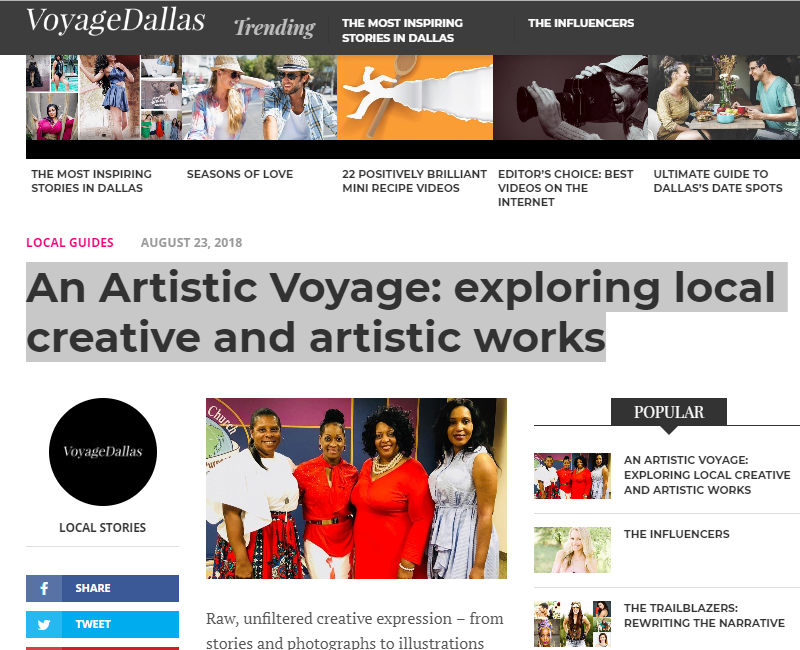 RenCollection's Instagram featured on VoyageDallas.com