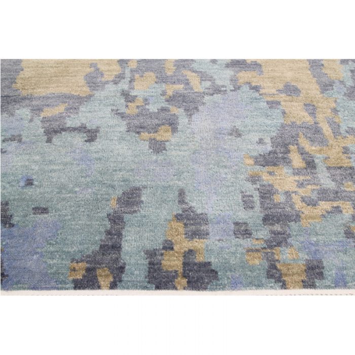 9x12 Blue/Gold Modern Abstract Rug 500658 NEW AND ANTIQUE PERSIAN