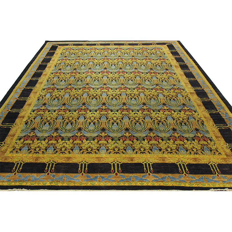 B500697 Transitional Arts and Crafts Style Area Rug 11.10x16.10 NEW