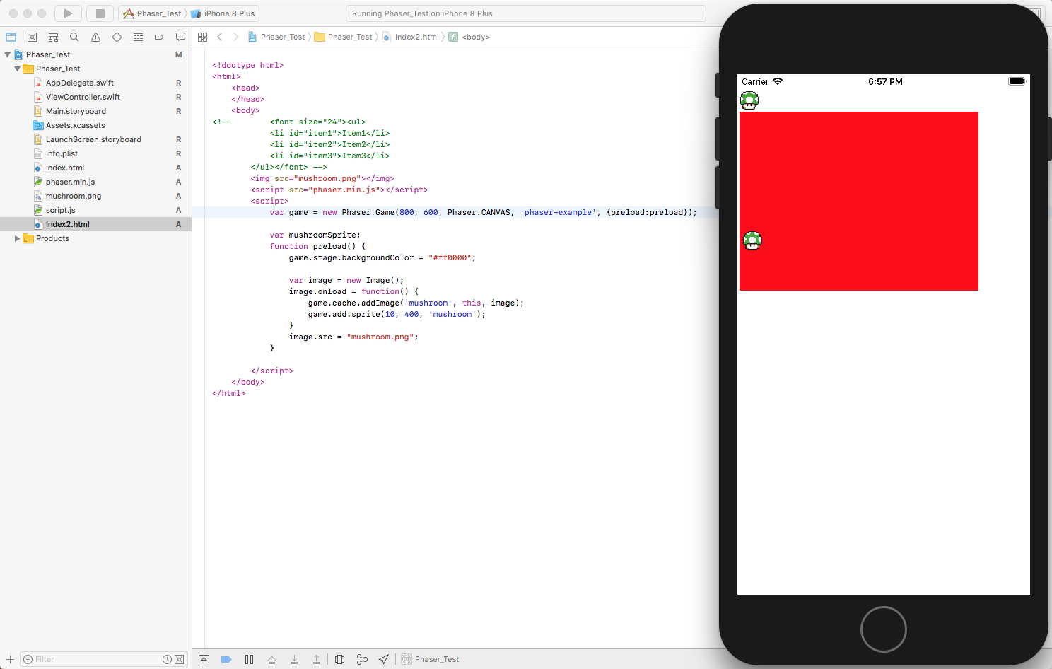 Adding an image to the canvas in Phaser - now we're getting close! Adding an image to the canvas in Phaser - now we're getting close!