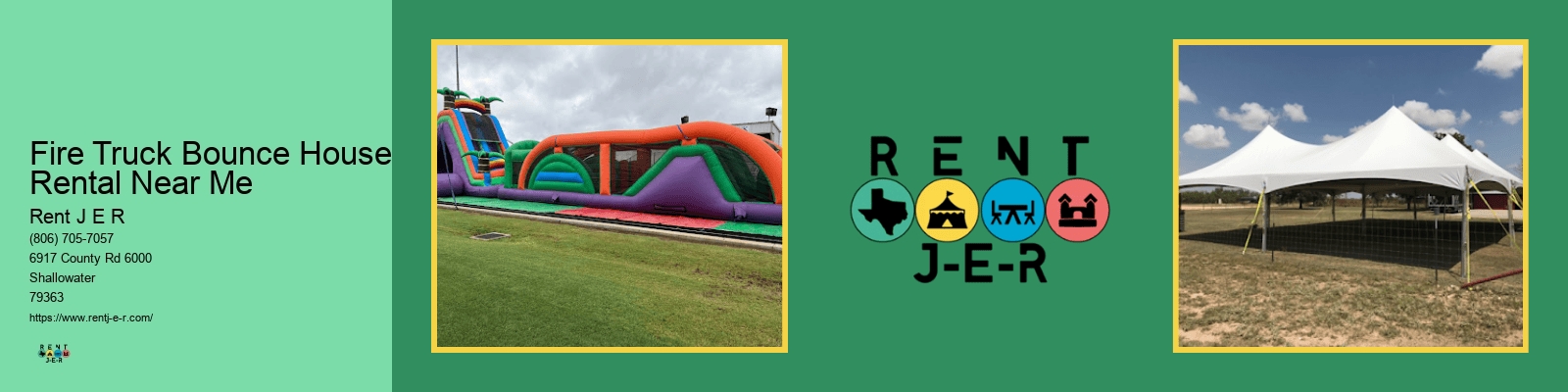 Fire Truck Bounce House Rental Near Me