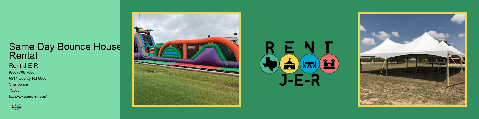 Same Day Bounce House Rental