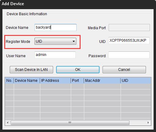 reolink client change device position