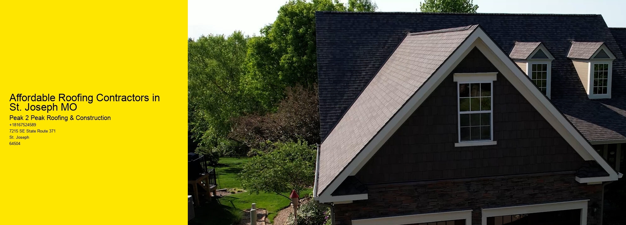 Affordable Roofing Contractors in St. Joseph MO