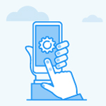 Change the account password through the Mobile Application