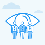 How can I view the OKRs of employees throughout the organization