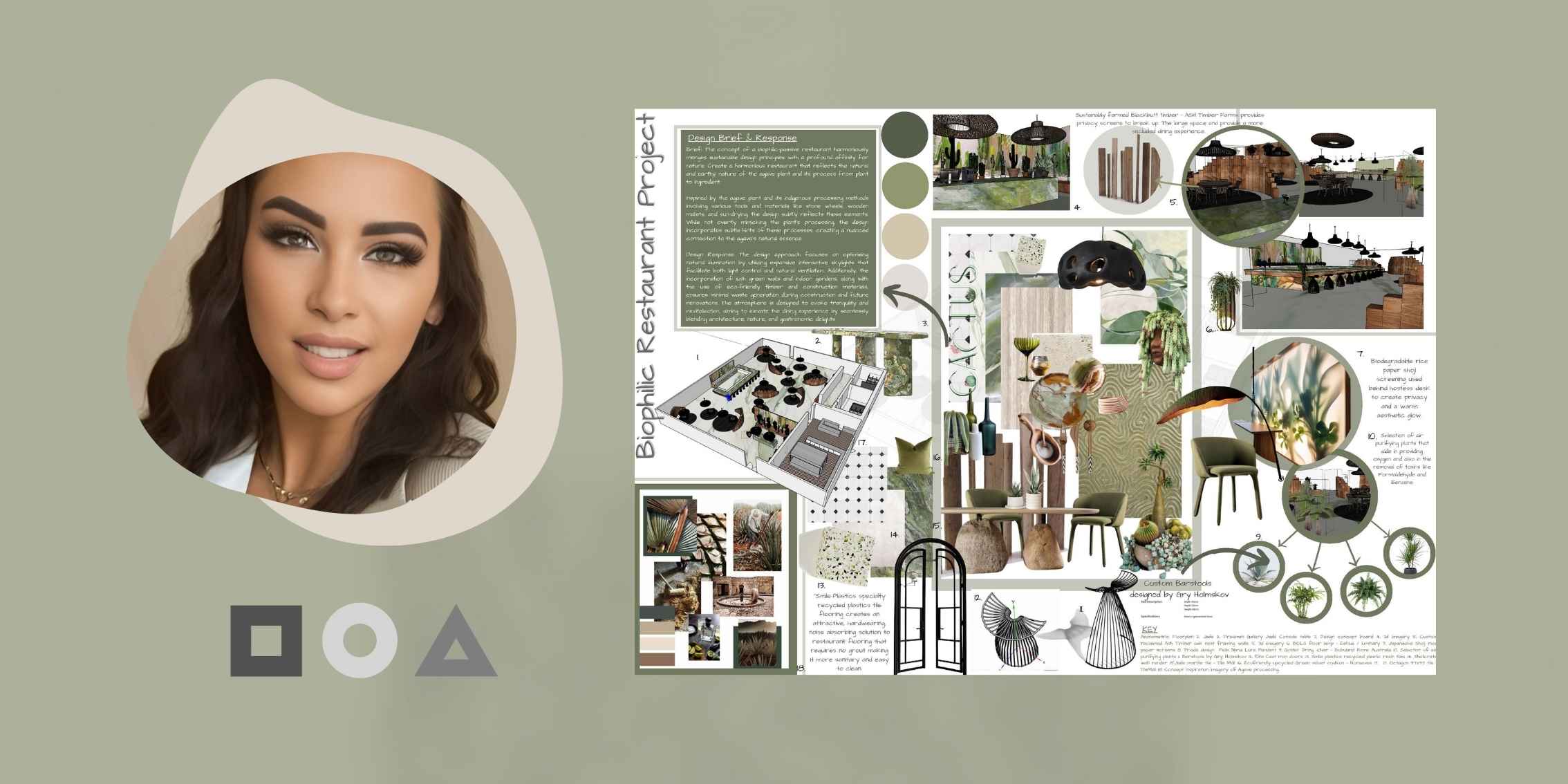 Graduated IDI Student Charlee for DIA GOTYA Awards 2024 Interior Design GOTYA Awards