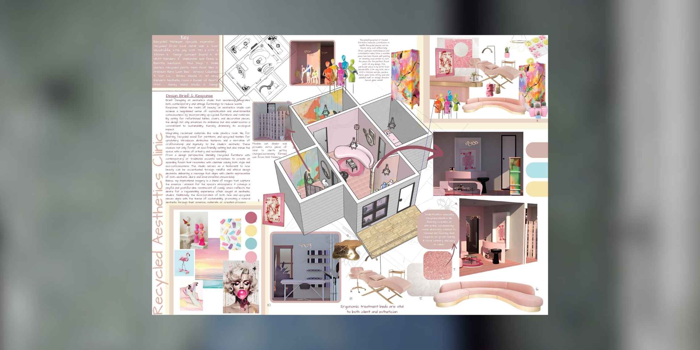 Graduated IDI Student Charlee's Project Submission for DIA GOTYA Awards 2024 Interior Design GOTYA Awards
