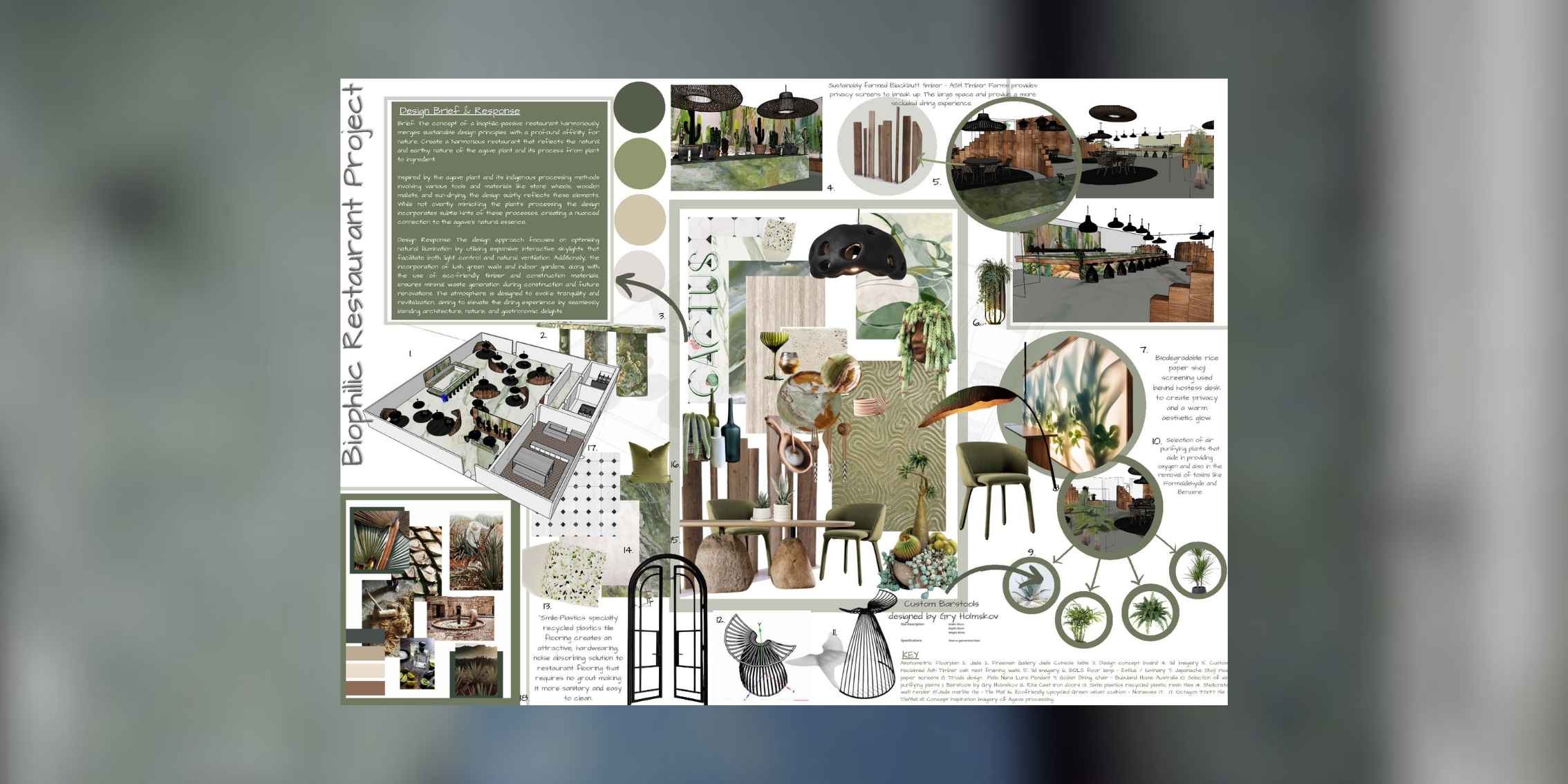 Graduated IDI Student Charlee's Project Submission for DIA GOTYA Awards 2024 Interior Design GOTYA Awards
