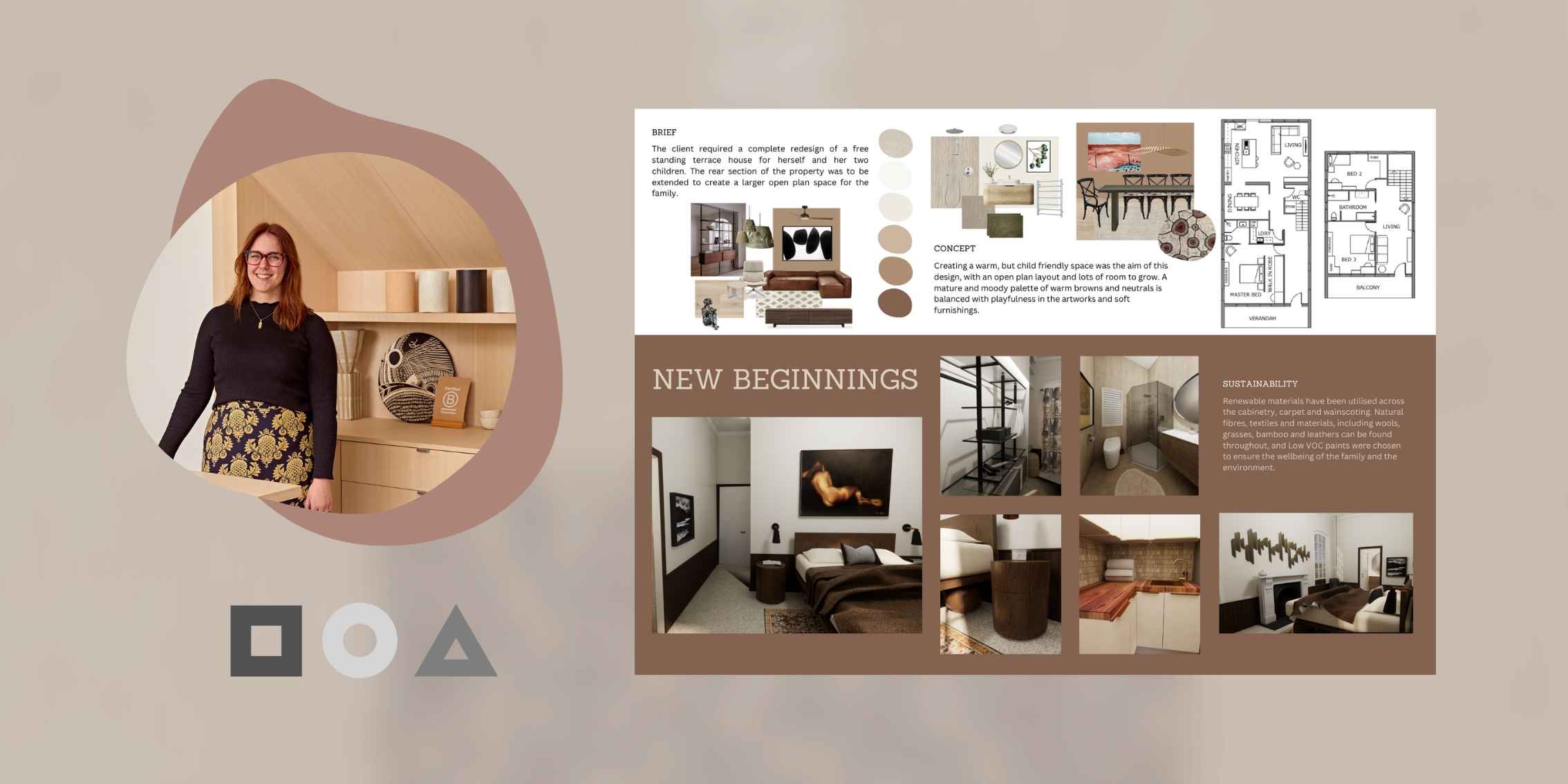 Graduated IDI Student Jac for DIA GOTYA Awards 2024 Interior Design GOTYA Awards