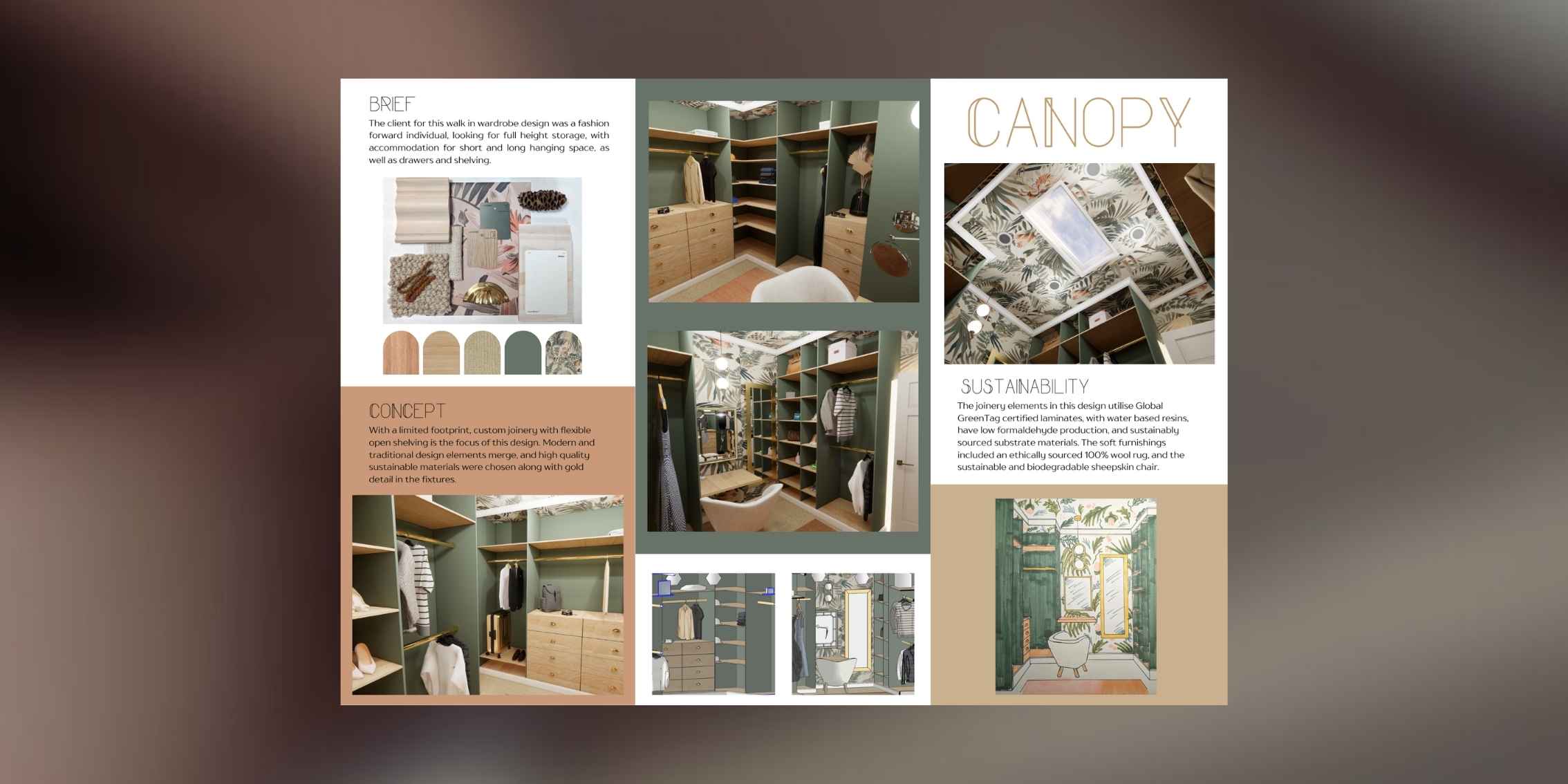 Graduated IDI Student Jac's Project Submission for DIA GOTYA Awards 2024 Interior Design GOTYA Awards