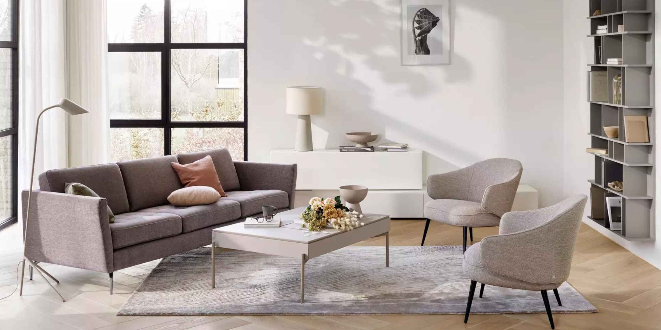 image of living room inspied by scandinavian design.