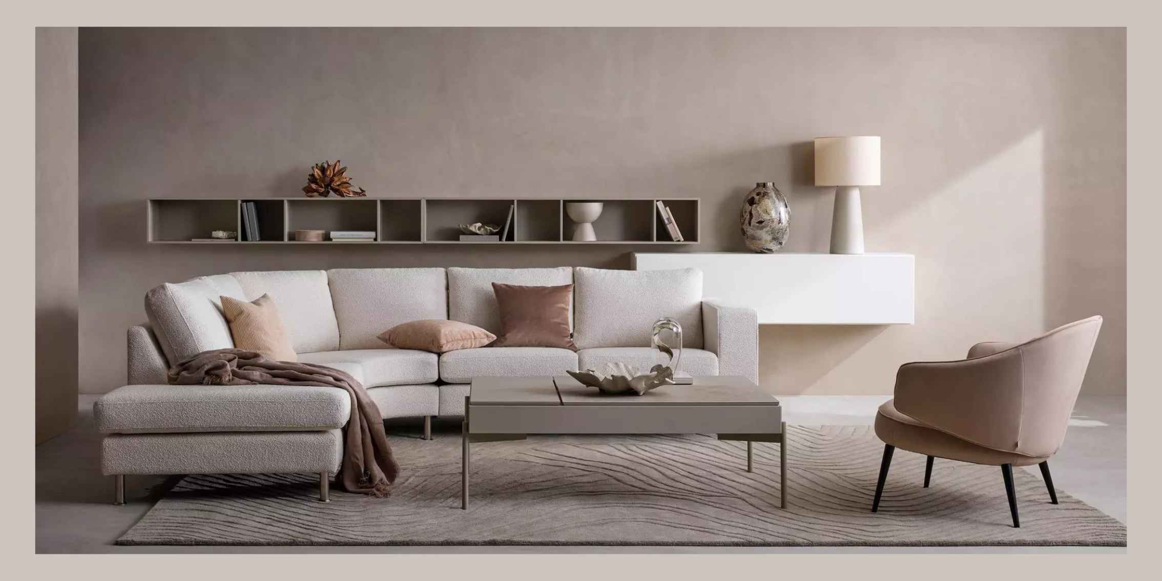 image of living room inspied by scandinavian design.