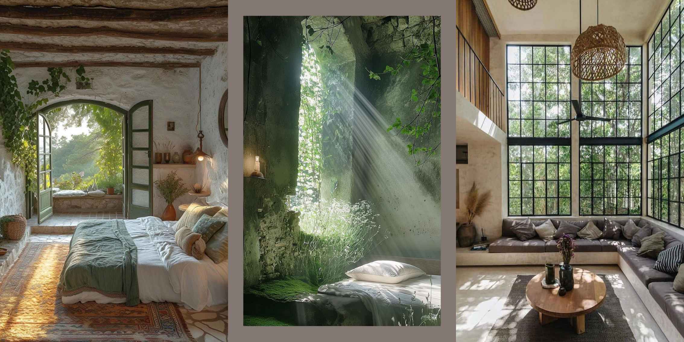 Naturally Lit Interior Design Rooms image showing natural light in rooms.