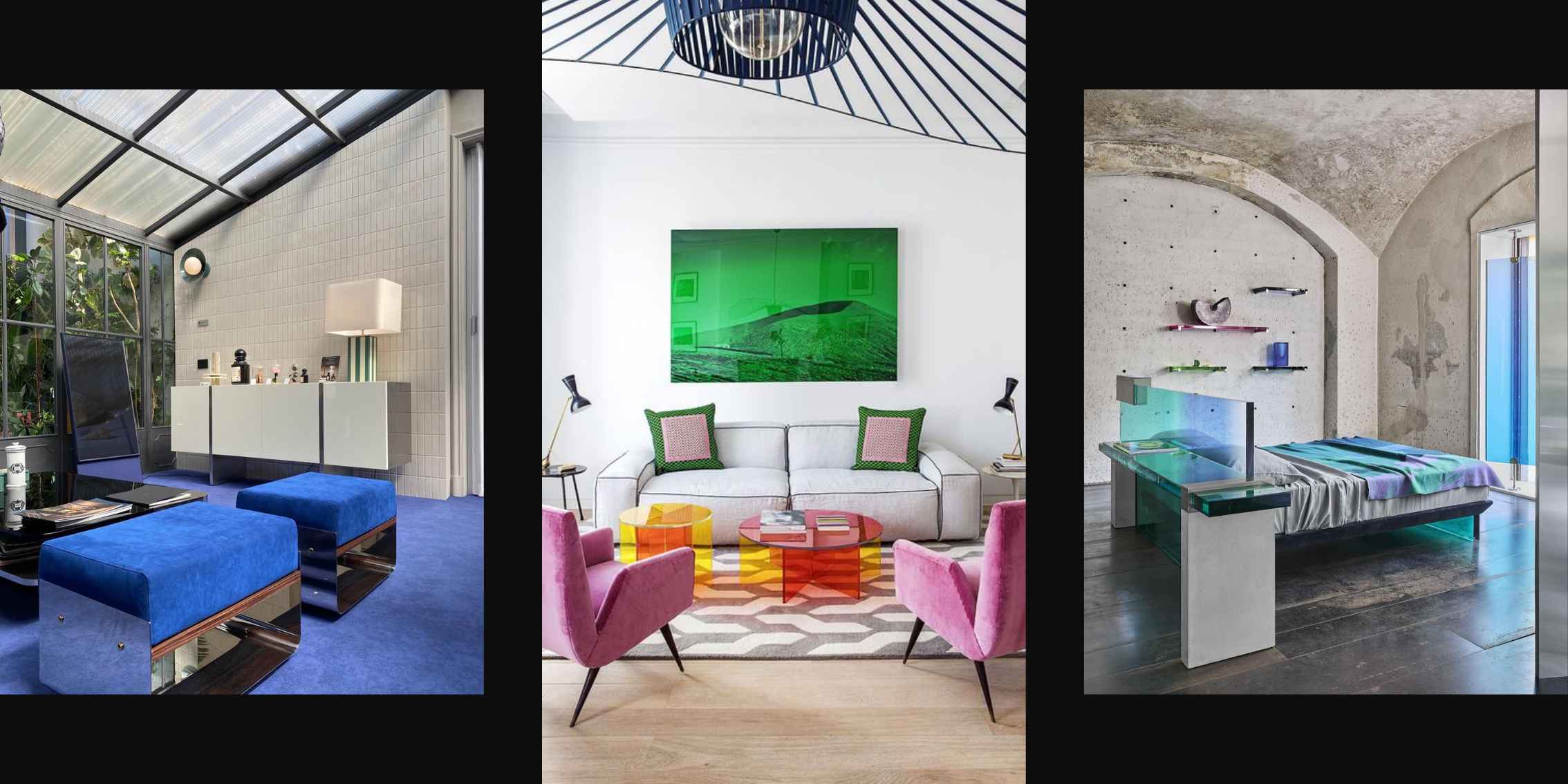 interior design furniture from milano design week scale and proportion