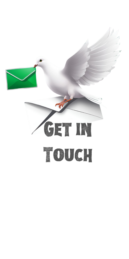 Get in touch dove graphic