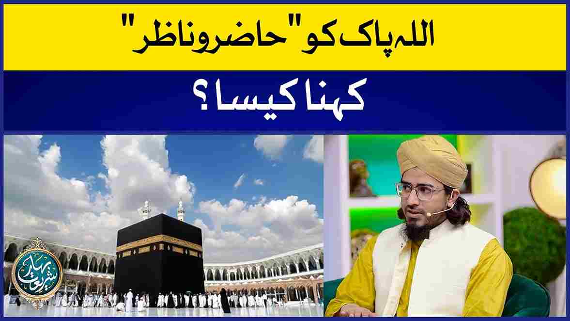 Allah Pak Ko Hazir o Nazir Kehna Kaisa? Image