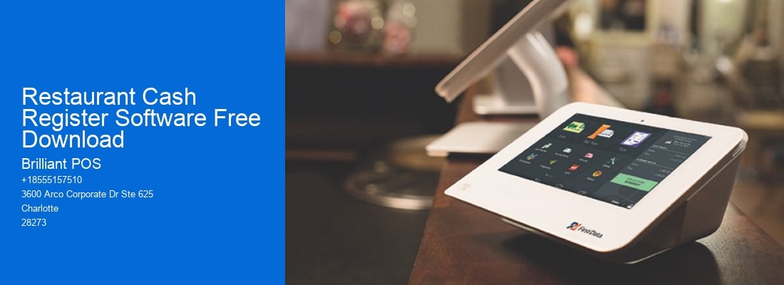 Restaurant Cash Register Software Free Download