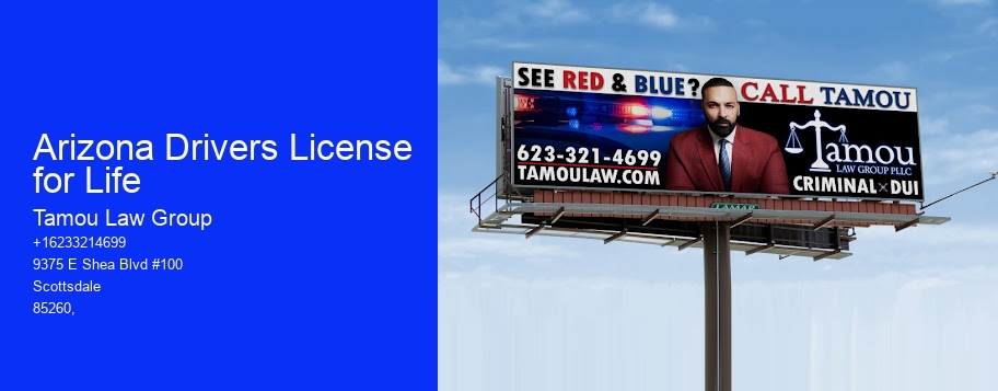 Arizona Drivers License for Life