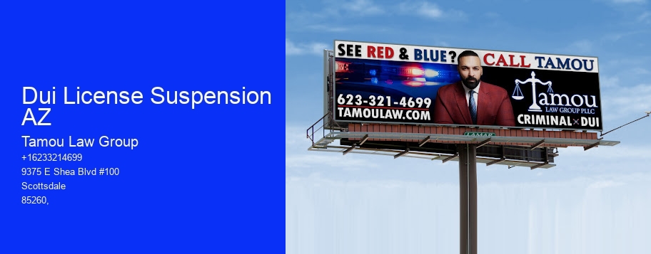 Dui License Suspension AZ