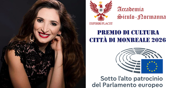 CONCESSO AL “PREMIO DI CULTURA CITTÀ DI MONREALE 2026” L’ALTO PATROCINIO DEL PARLAMENTO EUROPEO