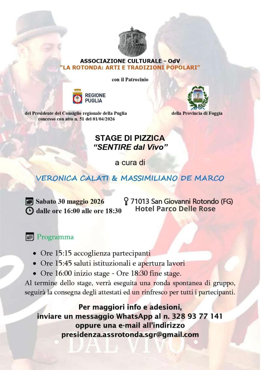 Stage di Pizzica - a cura di Veronica Calati & Massimiliano De Marco
