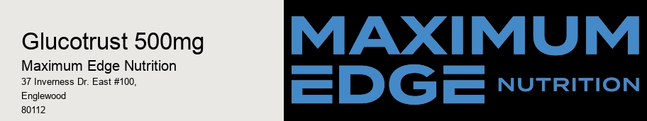 glucotrust 500mg