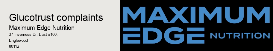 glucotrust complaints