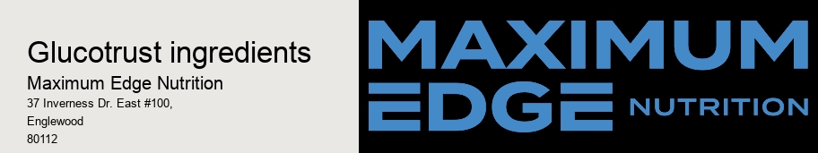 glucotrust ingredients