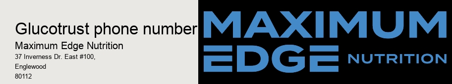 glucotrust phone number