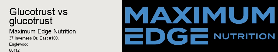 glucotrust vs glucotrust