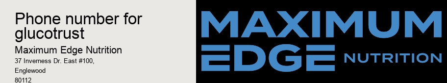 phone number for glucotrust