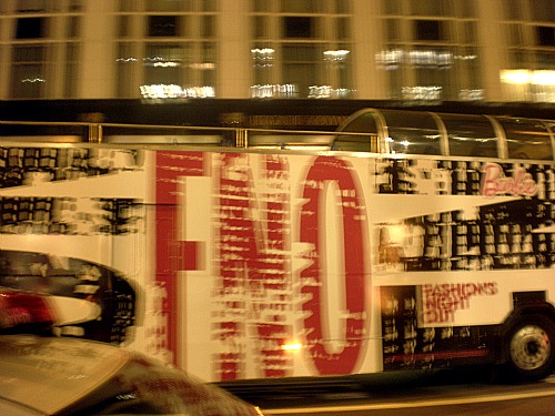 Fashion's Night Out bus