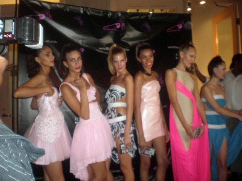 fashion models on Fashion Night Out