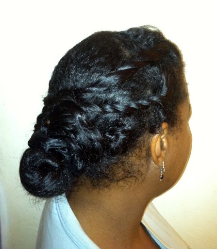 hair bun protective styling hair bunned