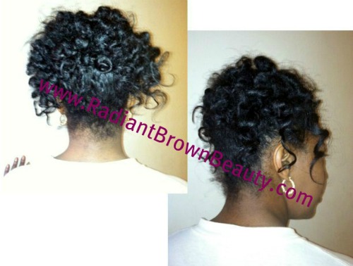 curly hair with twisty clip curly hair with twisty clip