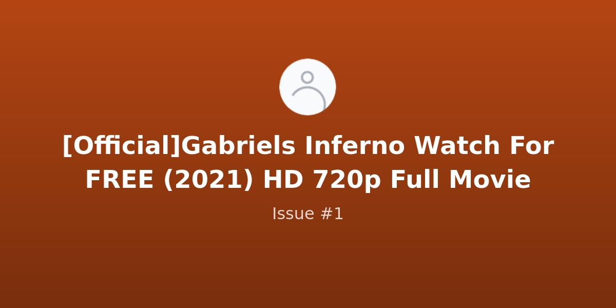 Gabriel's Inferno Part 1 Streaming Sub Ita