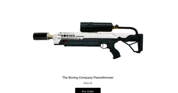Elon Musk has now sold over $4 million worth of flamethrowers
