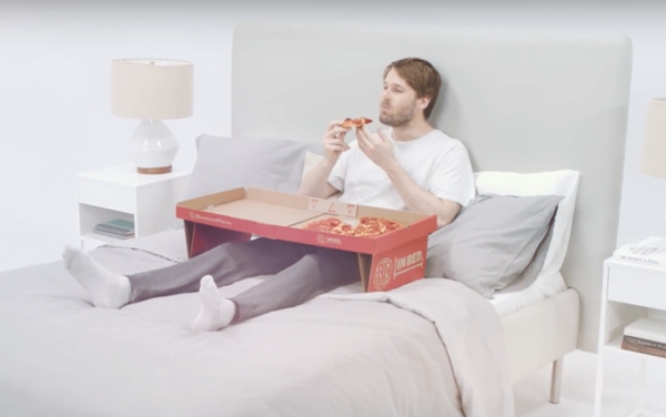 A Pizza Box Designed For Eating In Bed - Simplemost