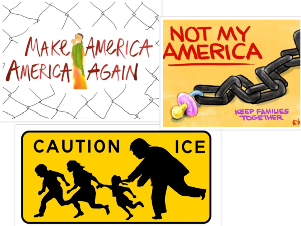 Illustrations from Raising Our Voices website