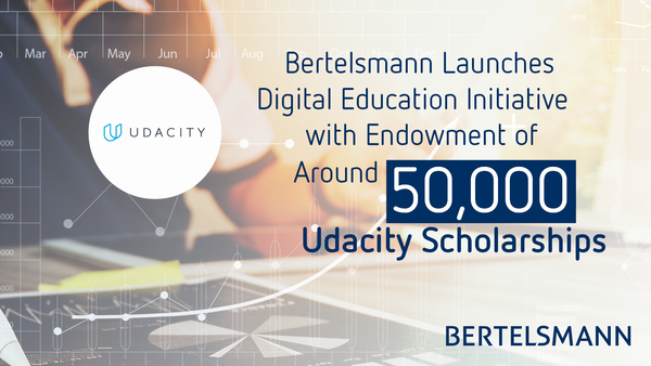 Bertelsmann and Udacity: 50,000 New Scholarships in Cloud, Data and AI