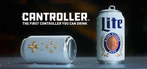 Miller Lite's new Bluetooth-enabled can doubles as a game controller 