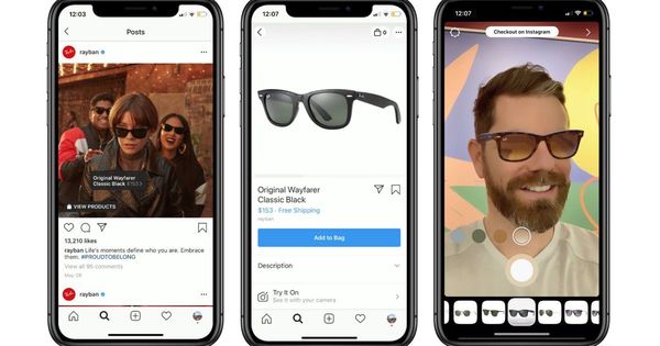 Instagram now lets you shop with augmented reality