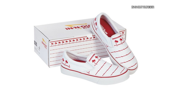 In-N-Out Burger releases shoes inspired by cup design