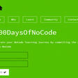 #100DaysOfNoCode