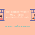 2020 Editor-Writer mentorship