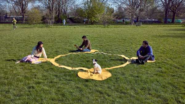 This social distancing picnic blanket might be summer's hottest access
