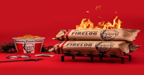 KFC's fire log available at Walmart this holiday season 